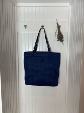 Michael Kors Navy Blue Women's Tote Bag - Classic Everyday Carry